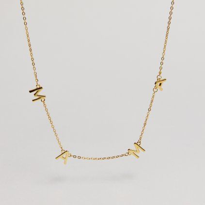 14K Gold Mama náhrdelník