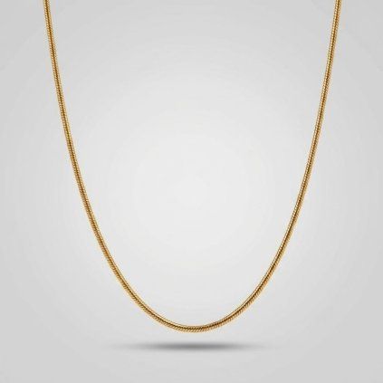 Tiny Snake Gold náhrdelník
