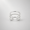 Silver Boho Cuff