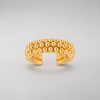 Ball Studded Gold Cuff