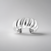Croissant Silver Cuff