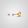 Gold Tiny Stud náušnice