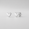 Silver Heart náušnice