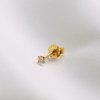 Gold Tiny Stud náušnice 1ks