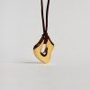 Asymetric Cord Gold náhrdelník