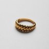 Gold Croissant prstýnek