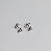 Silver Trio Stud náušnice 1ks