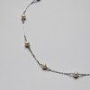 Silver Satin Pearls náhrdelník