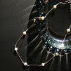 Silver Satin Pearls náhrdelník
