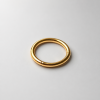 14K Gold Clicker Hoop piercing