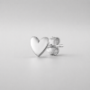 Silver Heart náušnice 1ks