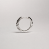 Twisted Hoop Silver náušnice 1ks