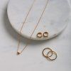 14K Gold Heart náhrdelník