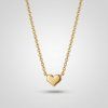 14K Gold Heart náhrdelník