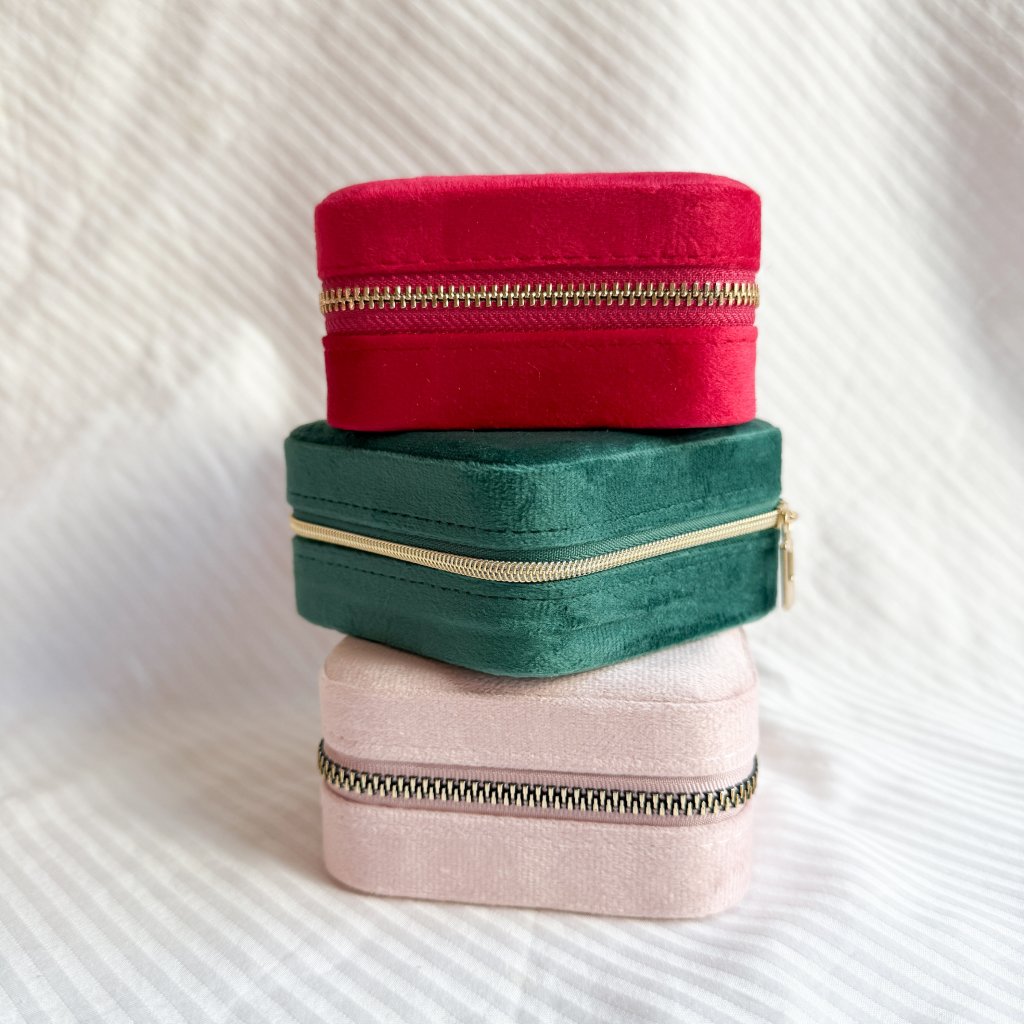 šperkovnice ze semiše