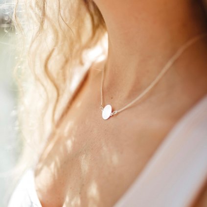 Stříbrný řetízek s gravírováním