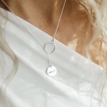 Moderní stříbrné náhrdelníky