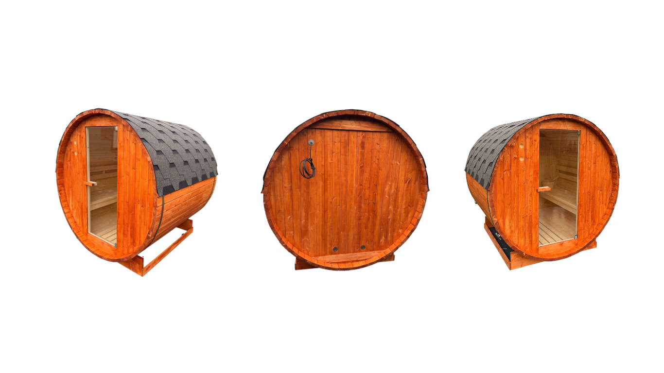Zahradní sudová sauna