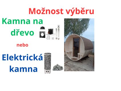 Venkovní sudová sauna na dřevo nebo elektřinu CORE 240 x220 pro 4-6 osob