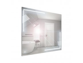 Zrcadlo závěsné s pískovaným motivem a LED osvětlením Nika LED 3/60 | A-Interiéry