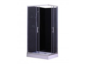 Sprchový box  KIRA black 120x80