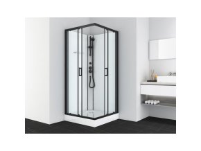 Sprchový box DENVER black 90x90x210 (CL12B)