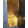 Venkovní sudová sauna na dřevo nebo elektřinu LOLA 180x220 pro 4 osoby