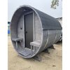 Venkovní sudová sauna na dřevo nebo elektřinu BLACK 240 x220 pro 4-6 osob