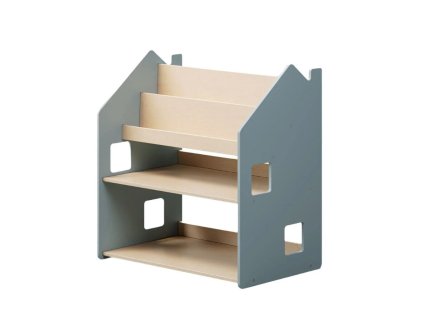 Police na hračky a knihy modrá