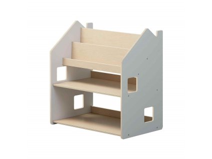 Police na hračky a knihy bílá