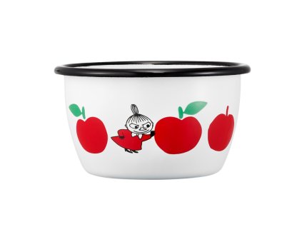 miska moomin joyful apples 03l smalt bilo cervena