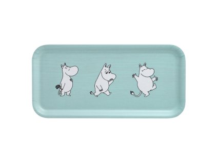 podnos moomin 27x13cm modry