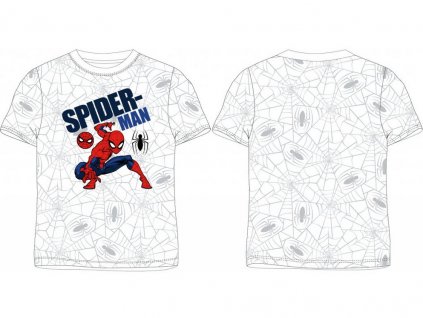 Screenshot 2023 04 23 at 12 00 50 Chlapecké tričko SPIDERMAN s pavučinou krátký rukáv bílé 104 134 6 kusů GARFOO velkoobchod maloobchod