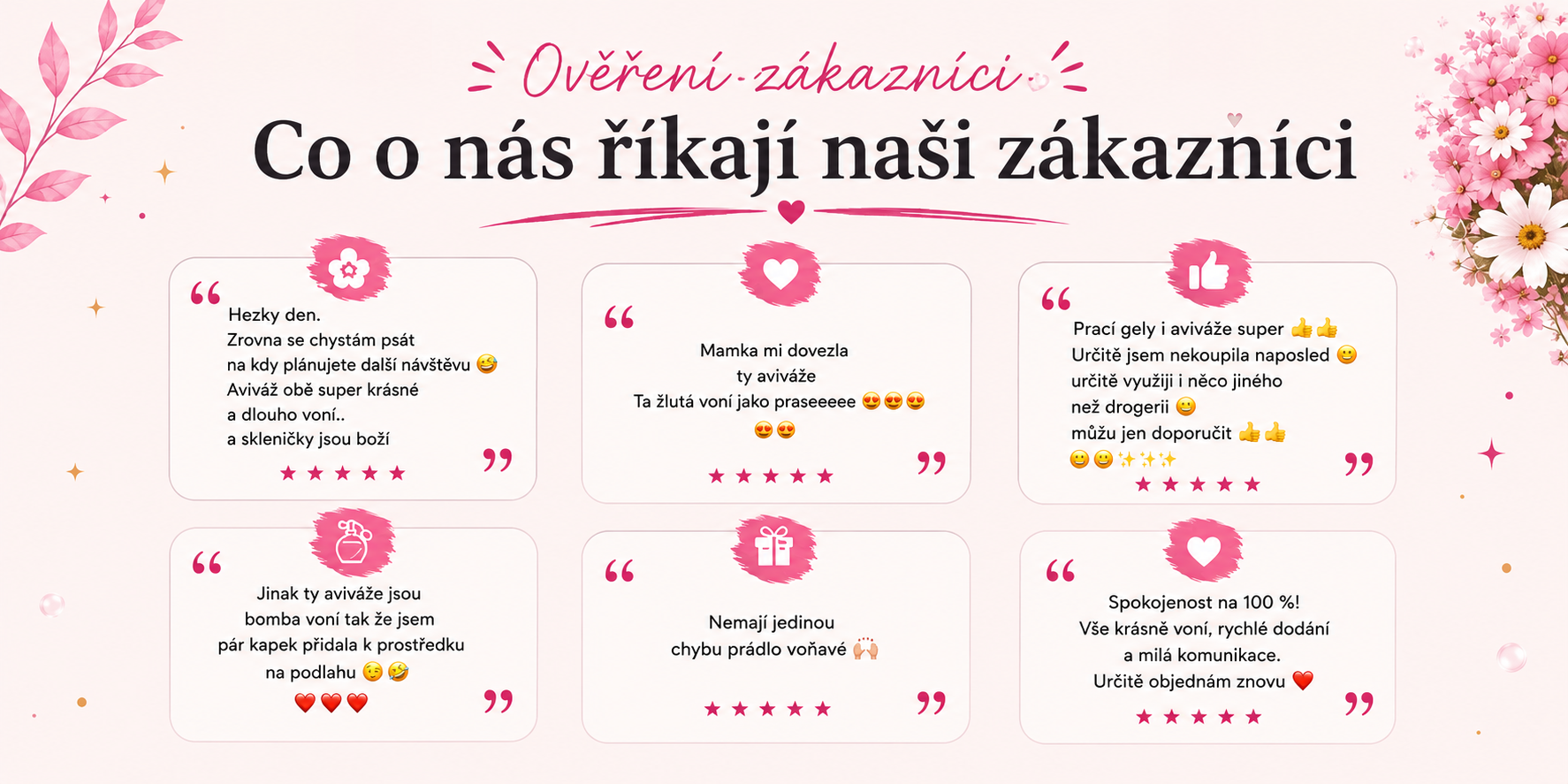 Hodnocení zákazníků