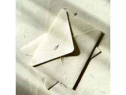 Obálka - bavlněný ruční papír