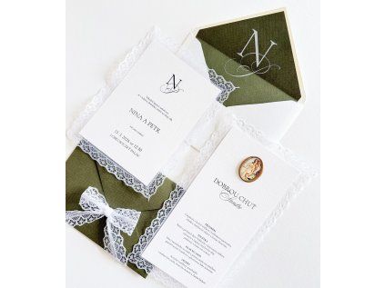 04 | Svatební oznámení - krajka