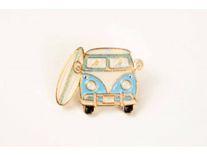 Brož - modrý multivan