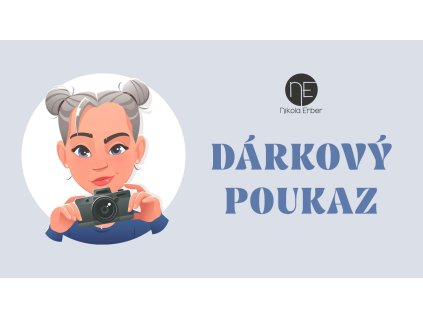 Poukaz focení modrý eshop