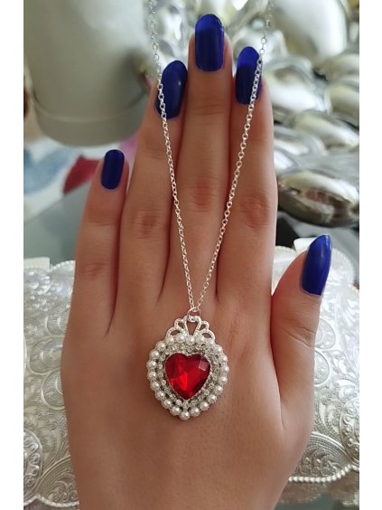 Srdiečkový prívesok s retiazkou