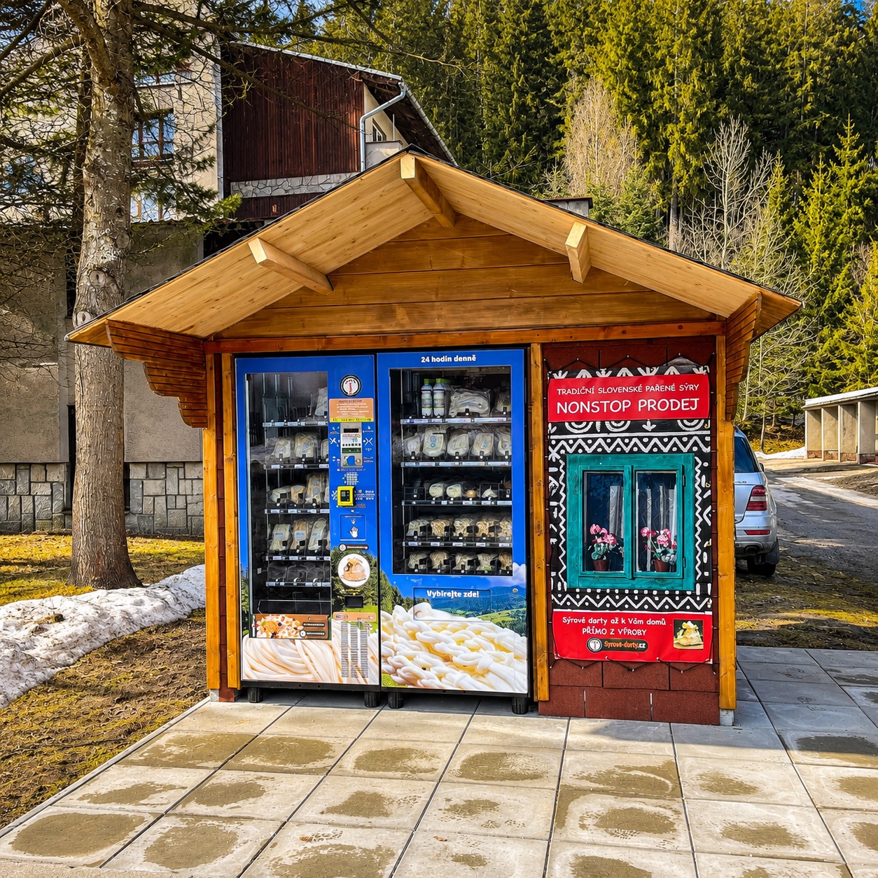 Nonstop predajný automat NIKOS v Krásne nad Kysucou