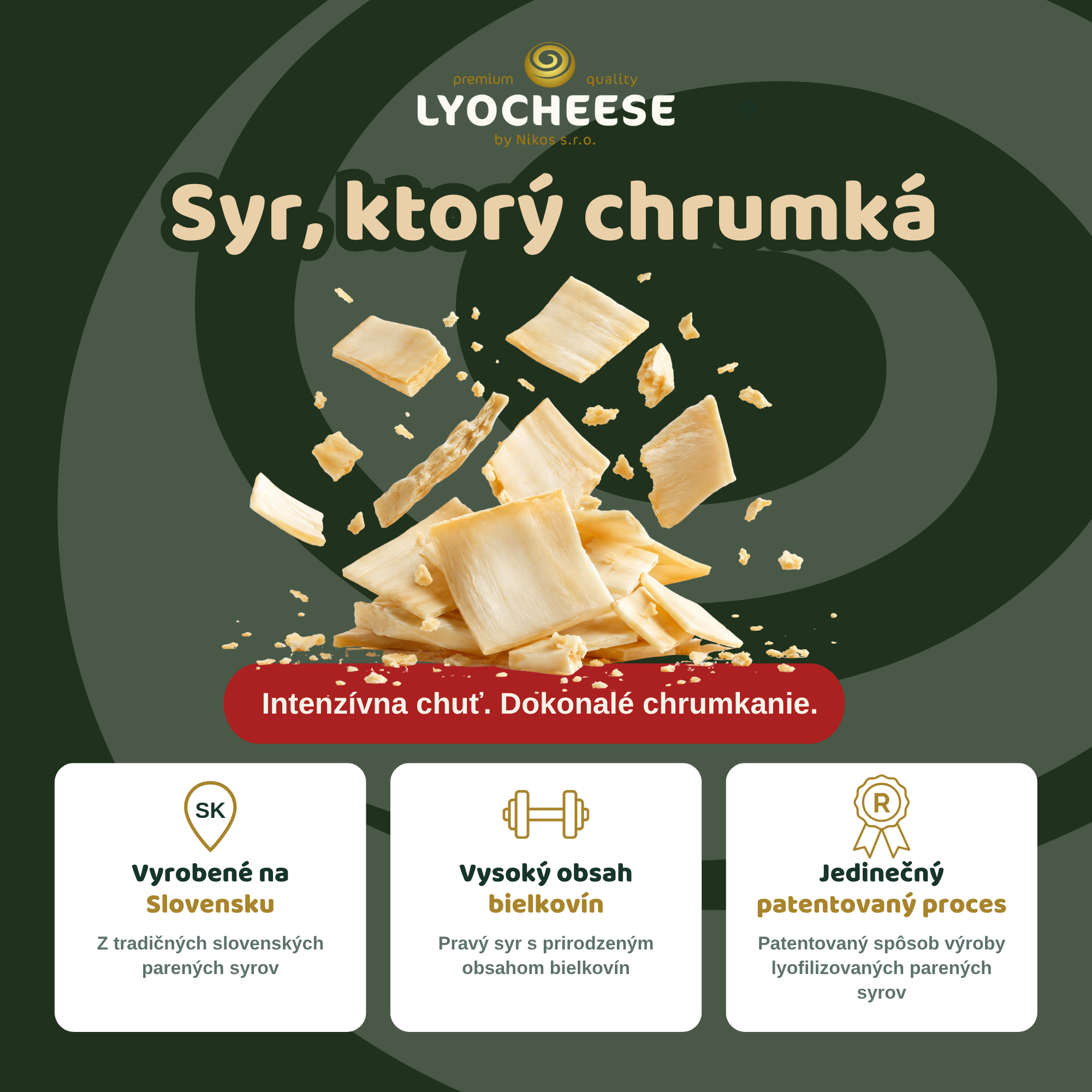 LYOCHEESE - syr, ktorý chrumká