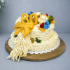 Syrová torta okrúhla s číslom