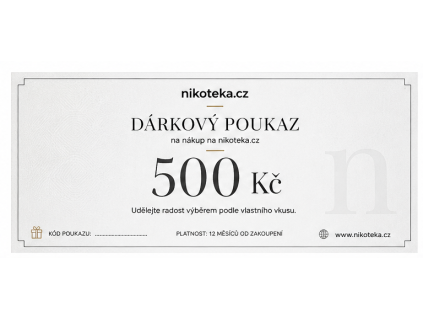 Dárkový poukaz 500Kč