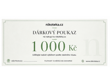 Dárkový poukaz 1000Kč