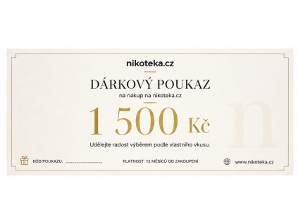 Dárkový poukaz 1500Kč
