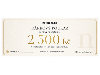 Dárkový poukaz 2500Kč