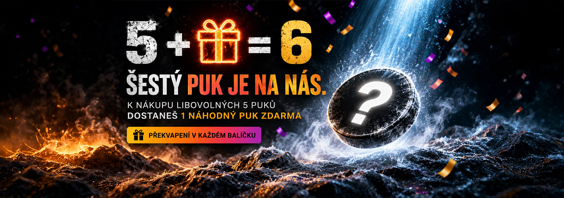 Akce 5+mystery puk