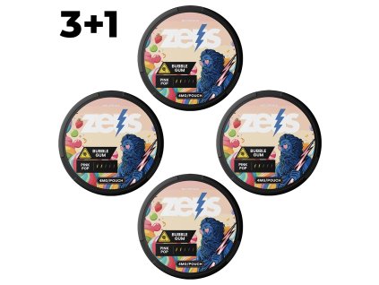 Zeus Bubble Gum Light 2/5 - pack 3+1