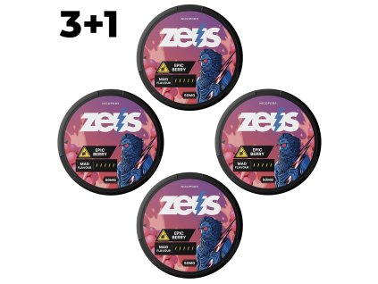 Zeus Epic Berry 5/5 - pack 3+1