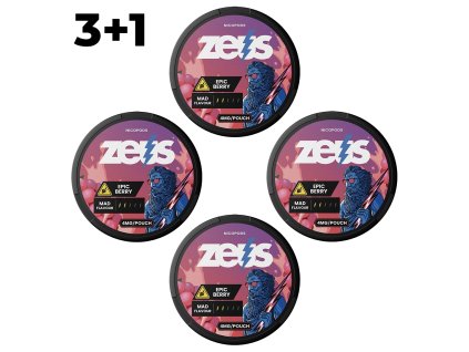 Zeus Epic Berry Light 2/5 - pack 3+1